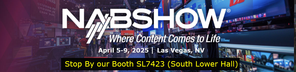 NABSHOW 2025 booth SL7423